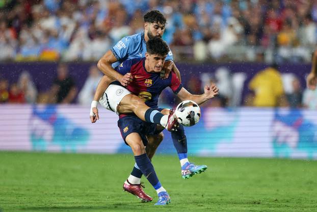 Soccer: International Friendly Soccer-Champions Tour-Manchester City at Barcelona