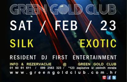 Silk Exotic & house party ove subote u Green Gold Clubu