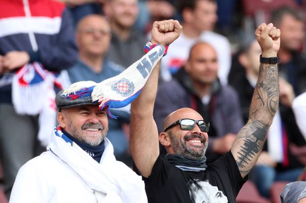 Ženeva: Navijači spremni za utakmicu finala Lige prvaka mladih između AZ Alkmaara i Hajduka