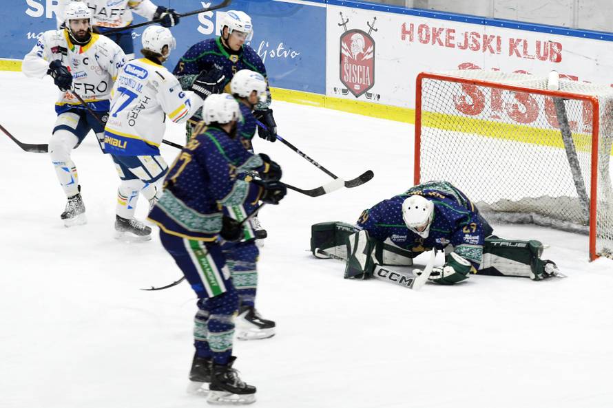 Sisak: Alpska hokejaška liga,KHL Sisak dočekao je Cortinu