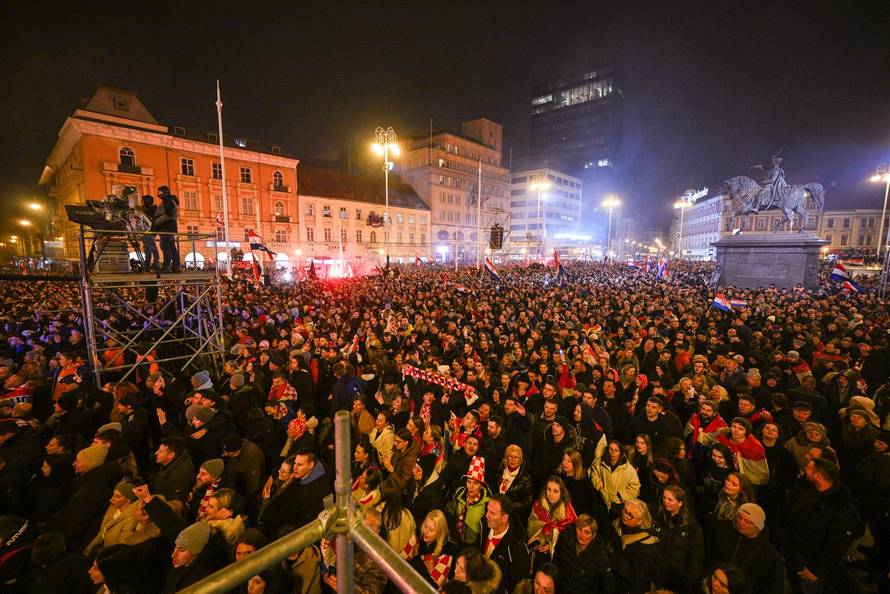 Zagreb: Svečani doček rukometnih reprezentativaca nakon osvojene bronce na Europskom prvenstvu