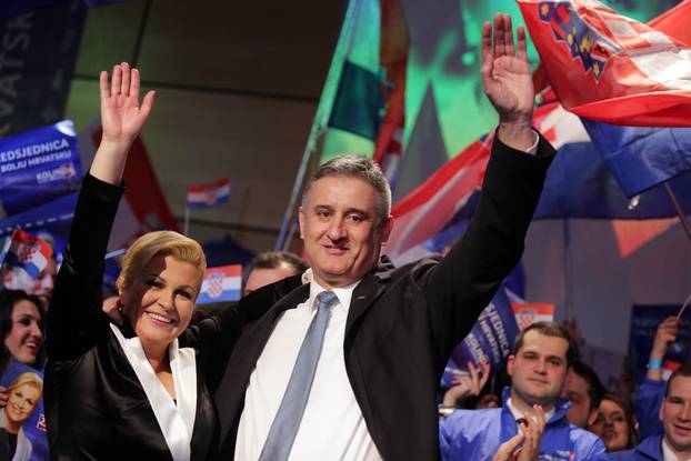 ARHIVA - 11.01.2015. Kolinda Grabar Kitarovi? je izabrana za prvu predsjednicu Republike Hrvatske 