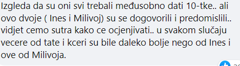 Gledatelji 'Večere' nakon niza desetki: 'Milivoj i Ines su se dogovorili, oboje su podmukli!'