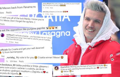 Fanovi porukama zatrpali Baby Lasagnu. Javljaju se iz cijelog svijeta: 'Hrvatska će pobijediti!'