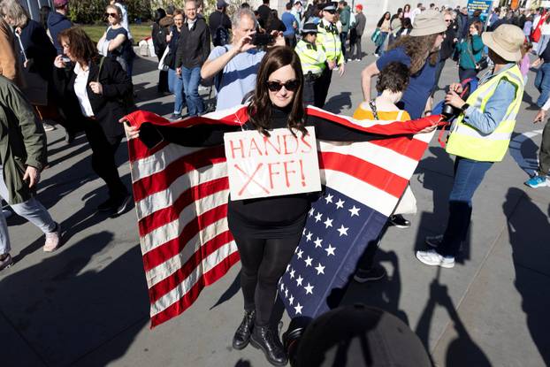 Anti-Trump protest in London