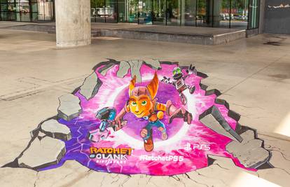 Ratchet & Clank: Rift Apart 3D mural ispred MSU-a prebacit će vas u drugu dimenziju
