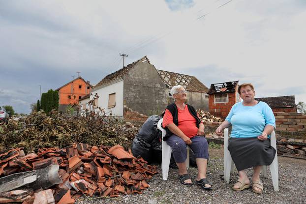Reportaža o šteti nakon nevremena u Vukovarskoj županiji 