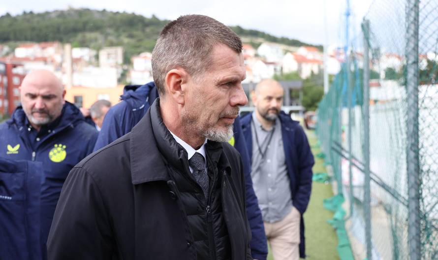 Šibenik: Zvonimir Boban, novi predsjednik Uprave GNK Dinamo, na utakmici Šibenik - Dinamo