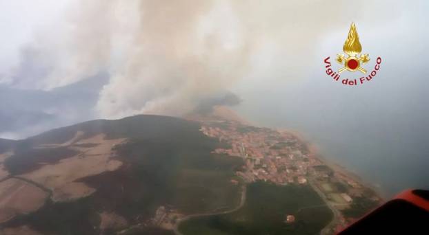 Wildfires in Sardinia