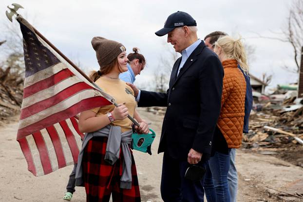 U.S. President Biden visits Kentucky