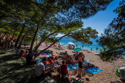 FOTO Brela: Plaža Punta Rata jedan je od simbola Hrvatske