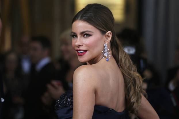 Vergara arrives at the 88th Academy Awards in Hollywood, California