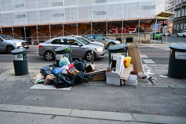 Zagreb: Sve je više smeća u centru grada