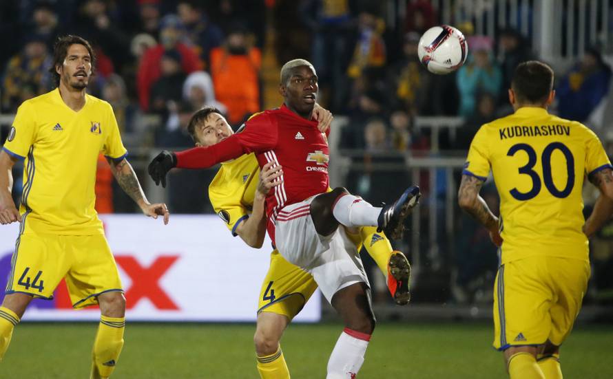 Manchester United's Paul Pogba in action