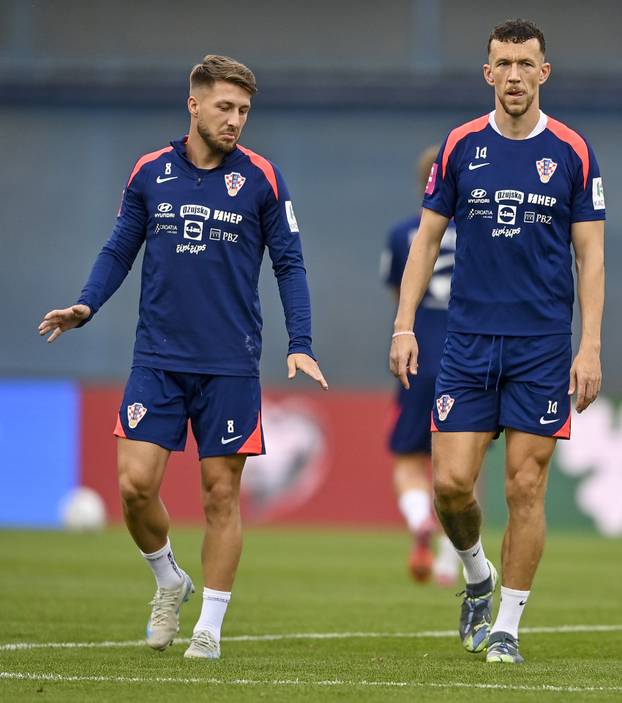 Zagreb: Hrvatski nogometni reprezetativci odradili trening