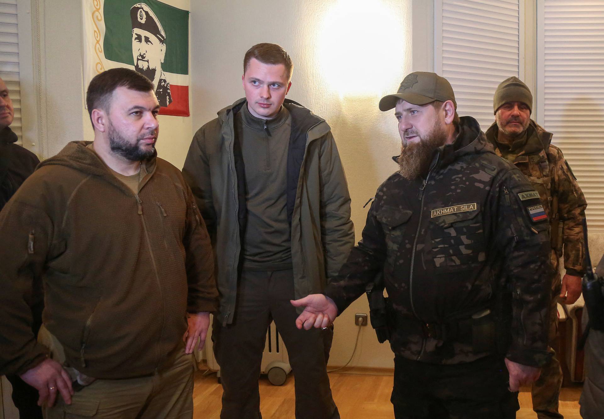 Head of the Chechen Republic Ramzan Kadyrov visits Mariupol