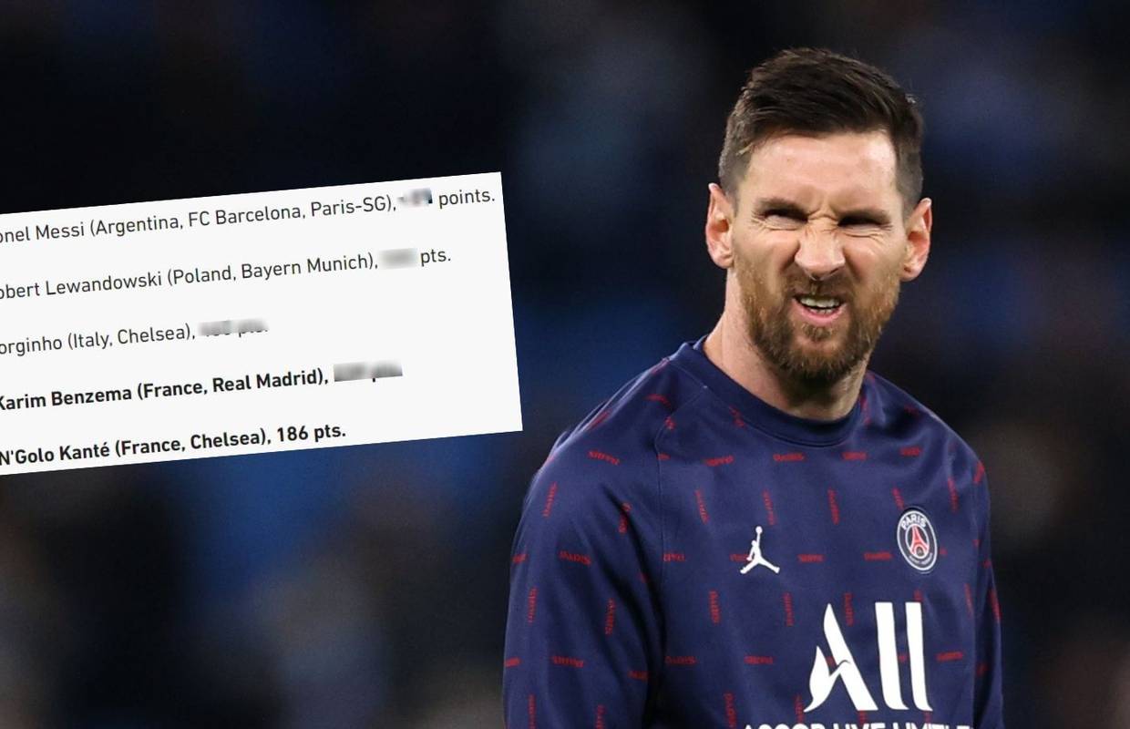Evo s koliko je bodova Messi slavio ispred Lewandowskog: Modrić nije dobio nijedan bod?!