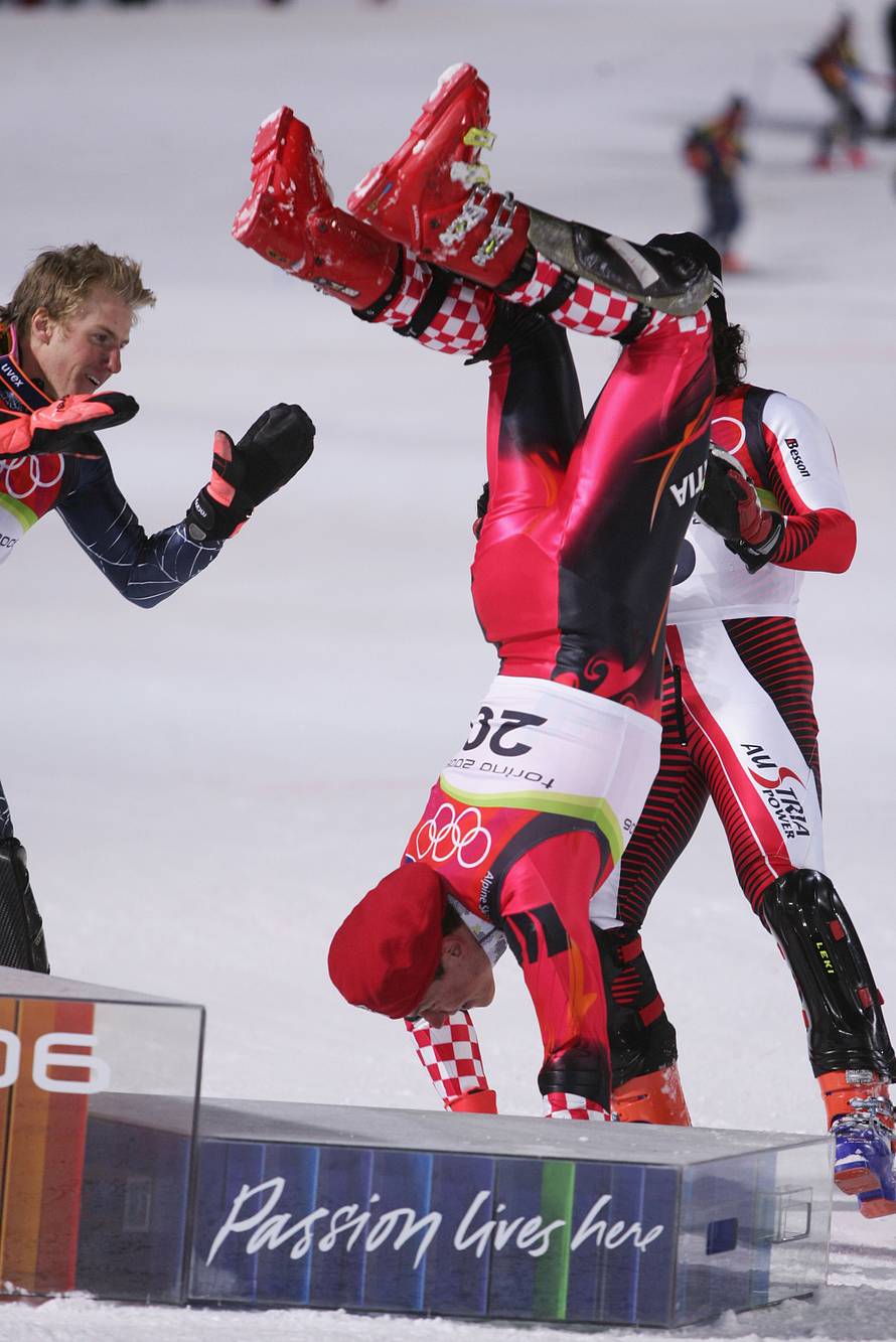 Torino: 13.02.2006., Ivica Kosteli? osvojio srebrnu medalju na ZOI