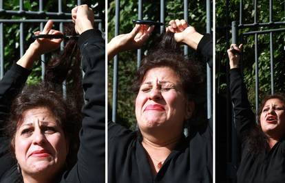 Plakala i rezala kosu u Zagrebu: 'U Iranu mi je muž htio baciti u lice kiselinu, čupao me, tukao'
