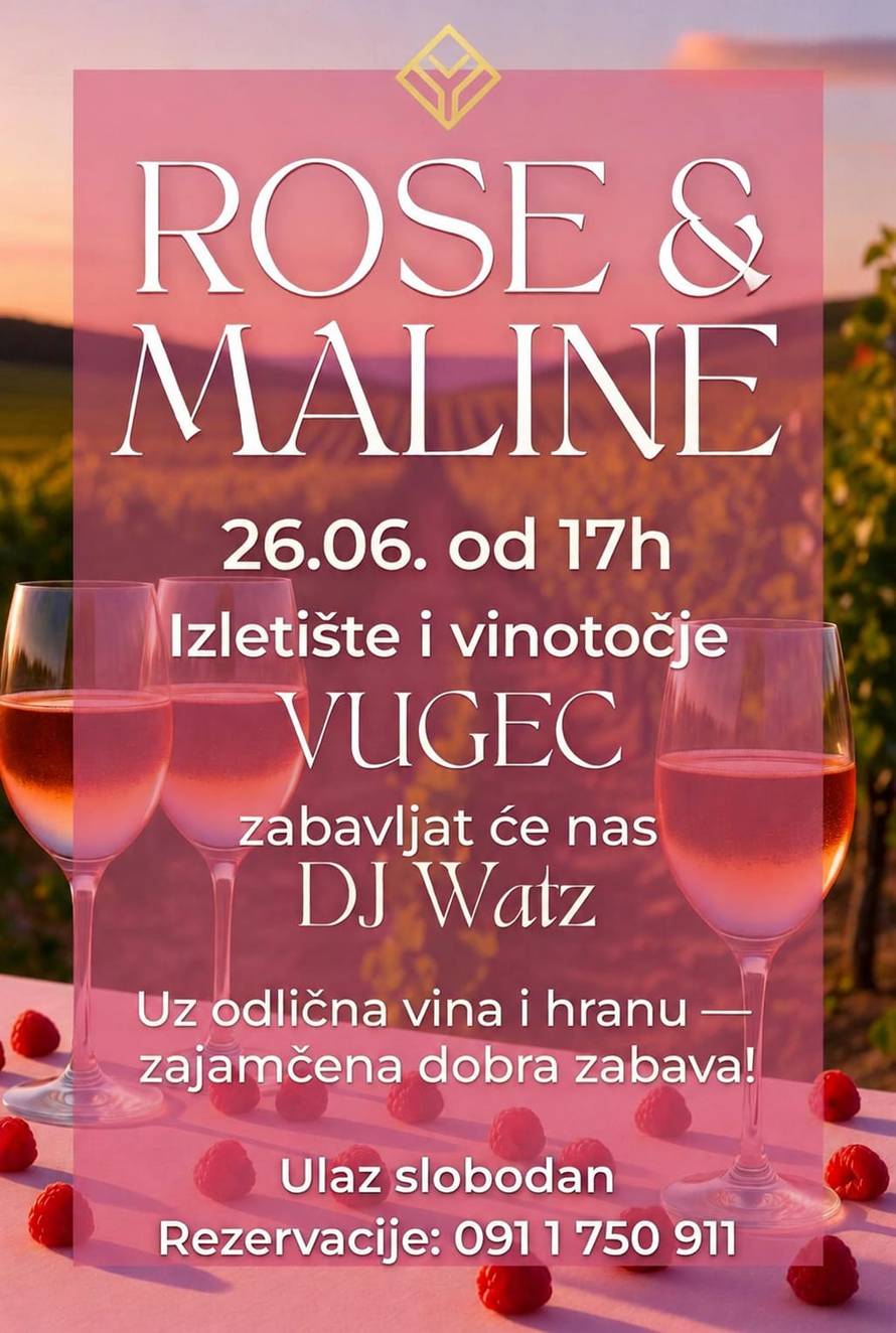 Vino, maline i glazba: manifestacija koja donosi okus ljeta u dvije vinarije