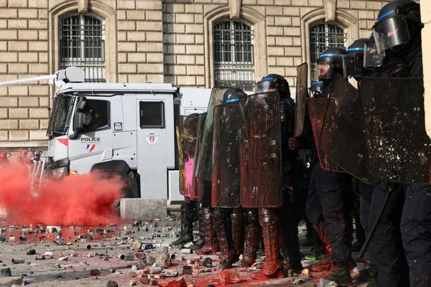 Nationwide protests in France against the cost of living