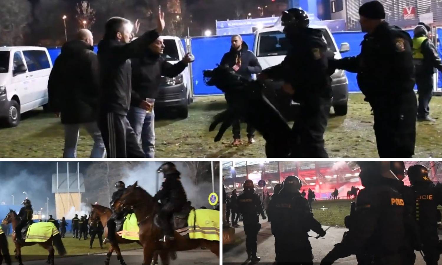 Policija objavila snimku nereda: Ovako je počeo kaos u Plzenu