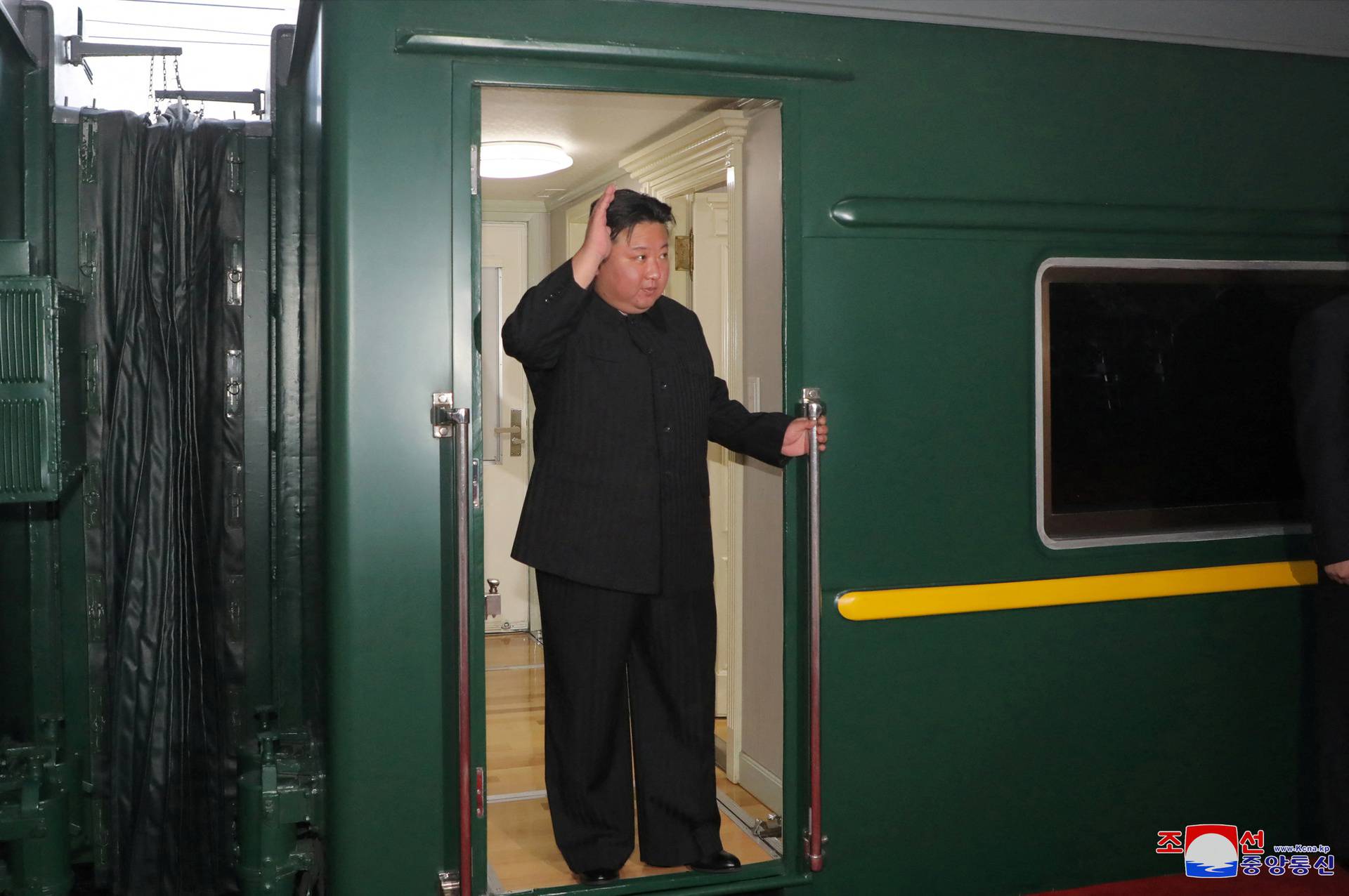 North Korea's Kim en route to Russia for talks with Putin