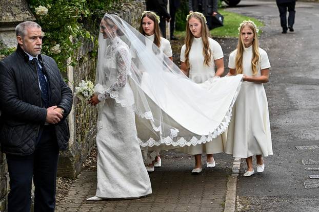 Wedding of Britain's Princess Anne's son Peter Phillips and Harriet Sperling, in Kemble