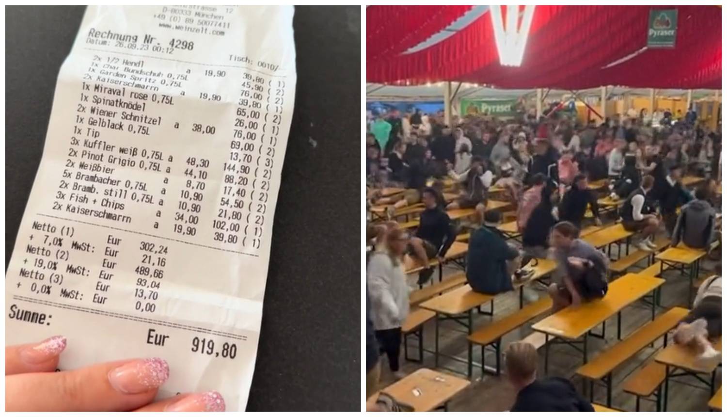 Ljude na Oktoberfestu šokirao račun: 'Pa manje sam platila 12 dana u Hrvatskoj na ljetovanju!'