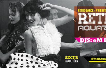 Retro dance i R'n'B hitovi na Retrovizoru u Aquarius Clubu