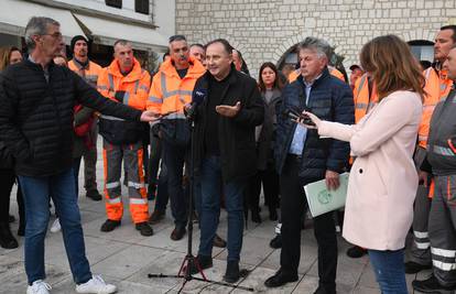 SSSH i Sindikat prometa i veza došli pomoći radnicima Cesta Šibenik: Ljudima prijeti otkaz?