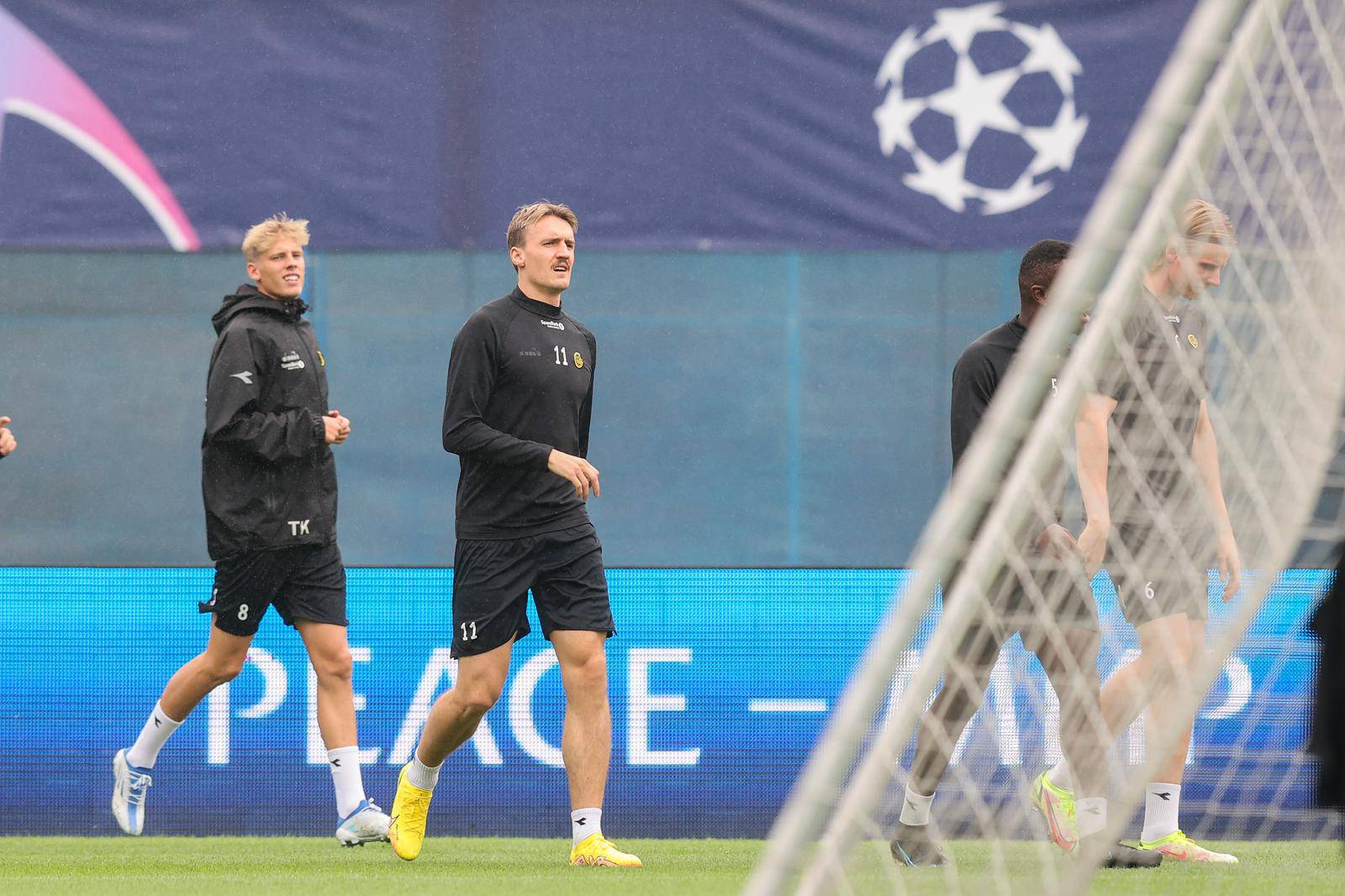 Zagreb: Trening nogometaša Bodo/Glimta na stadionu Maksimir