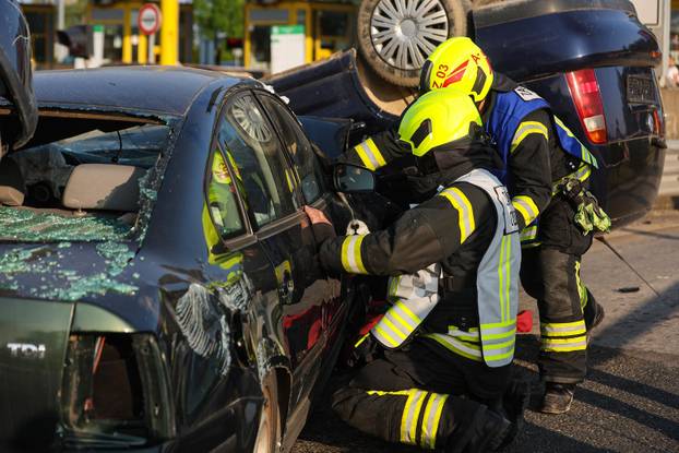 Zagreb: U blizini naplatne postaje Sveta Helena održana je vježba "Sigurnost 25"