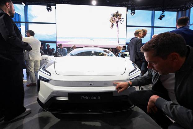 Polestar launches its newest EV, the Polestar 5, at the IAA auto show in Munich