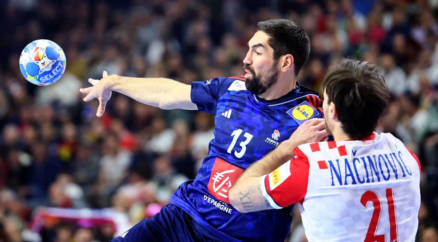EHF 2024 Men's European Handball Championship - Main Round - France v Croatia