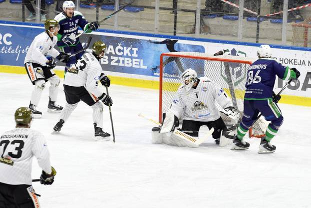 Sisak: Prva polufinalna utakmica oigravanja Alpske lige KHL Sisak - HC Merano