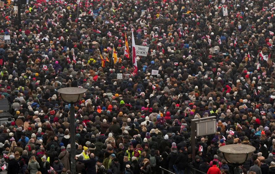 Protesters rally in Copenhagen in solidarity with Greenland