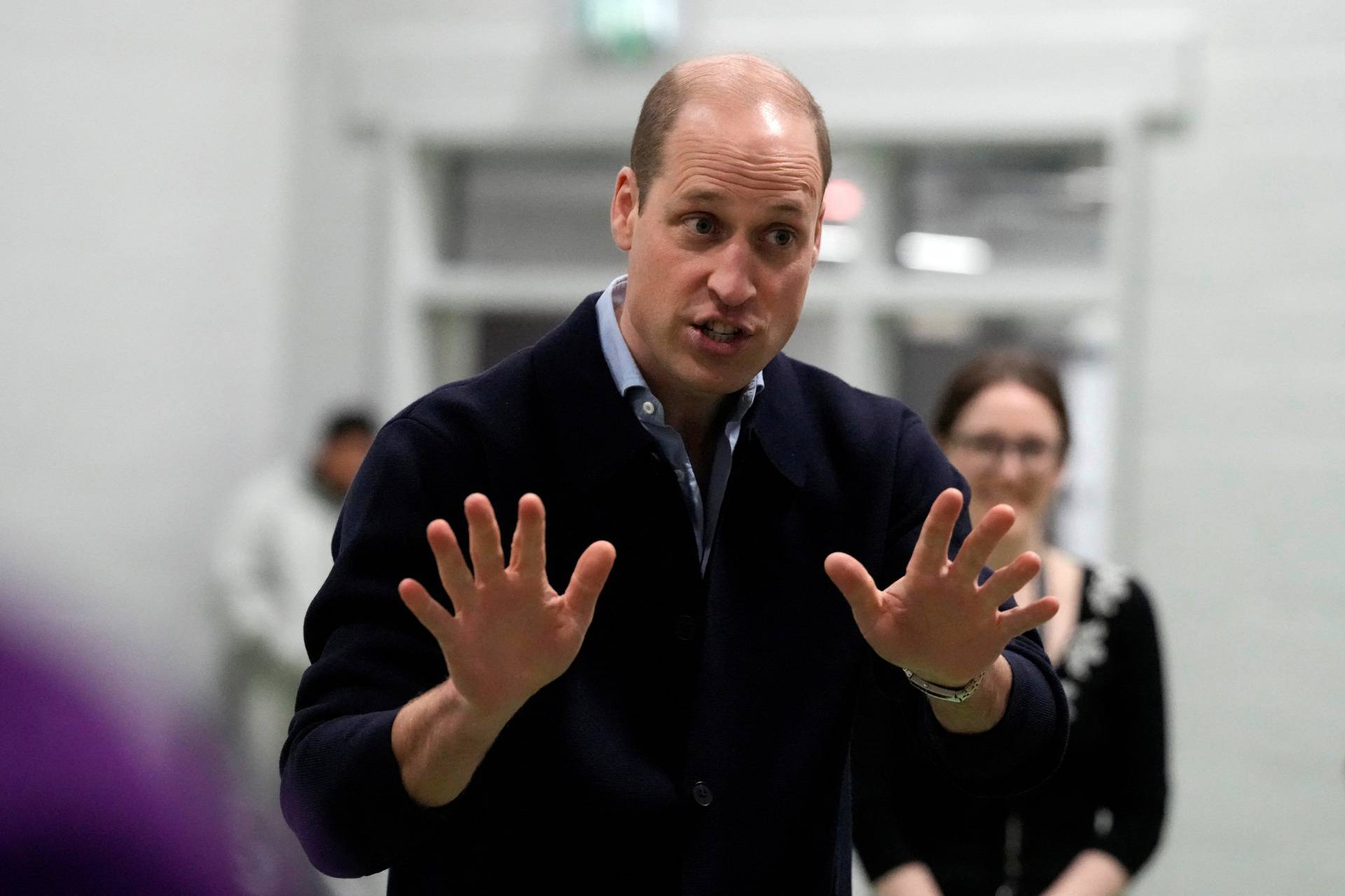 Prince William visits the new OnSide Youth Zone