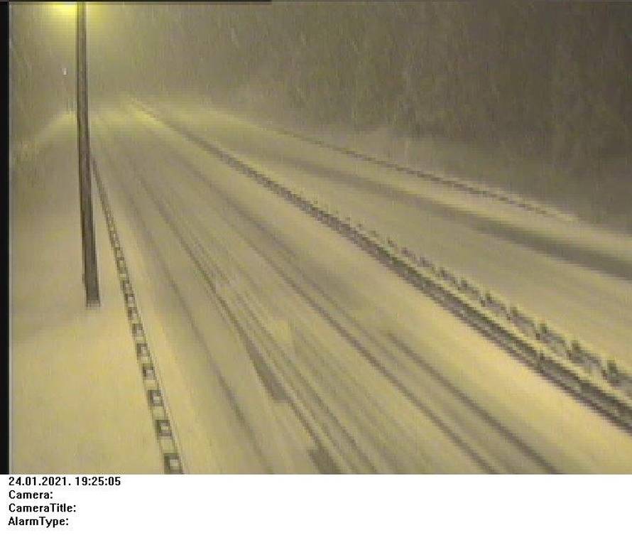 'Ralica je prošla prije 10 minuta, već se stvorio snježni pokrivač'