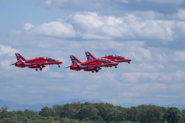 Zadar: Krila Oluje i akrobatska grupa Britanskog ratnog zrakoplovstva predstavili letačke programe