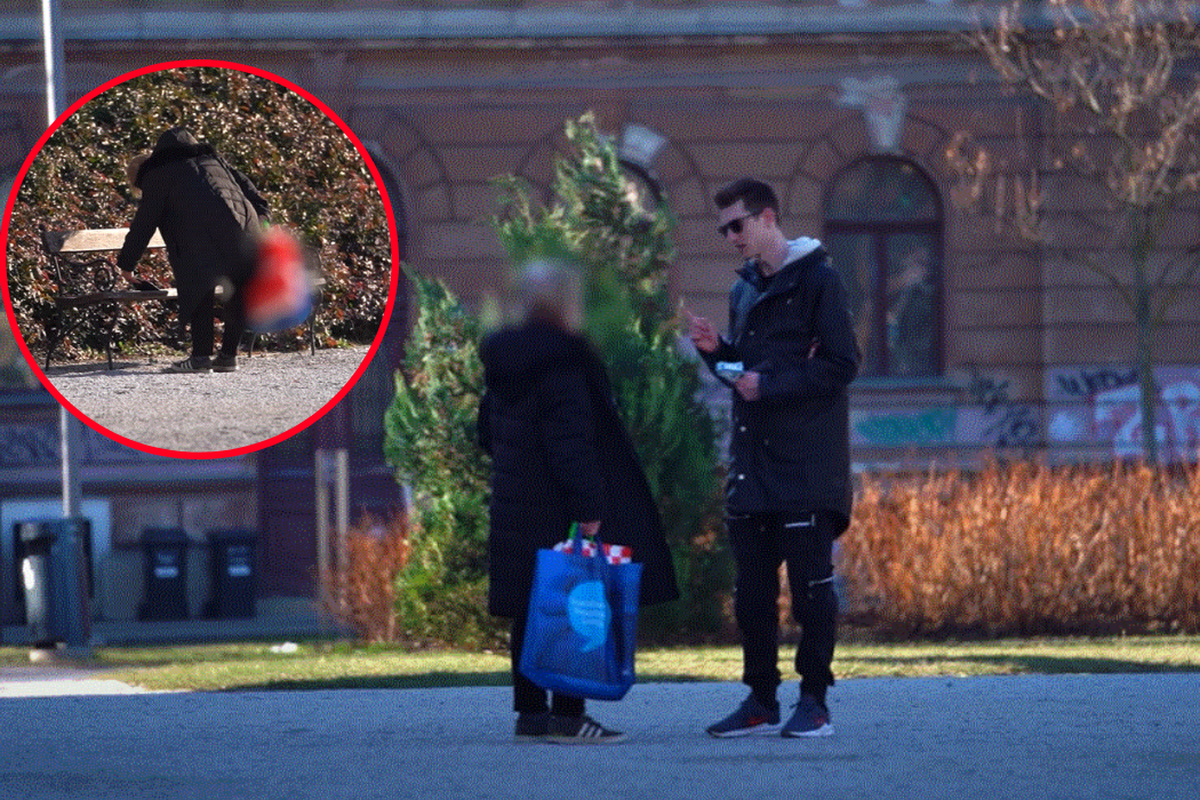 Testirao poštenje građana u centru Zagreba: 'Gospođo, jeste li mi vi uzeli eure iz novčanika?'