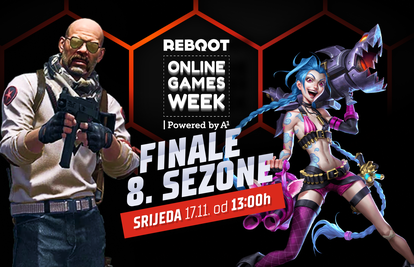 Završnica 100.000 kn vrijedne A1 Adria Lige  igrat će se na Reboot Online Games Weeku