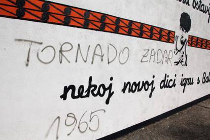 Vandali išarali grafit Draženu: Potpisali se s 'Tornado Zadar'