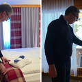Aca influencer: Vu&ccaron;i&cacute; iz Davosa snimio 'room tour' &ndash; kratki kreveti, IKEA stil i vuk na zidu!
