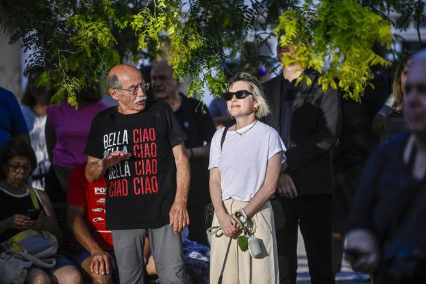 Zagreb: Obilježavanje dana antifašističke borbe na Europskom trgu 