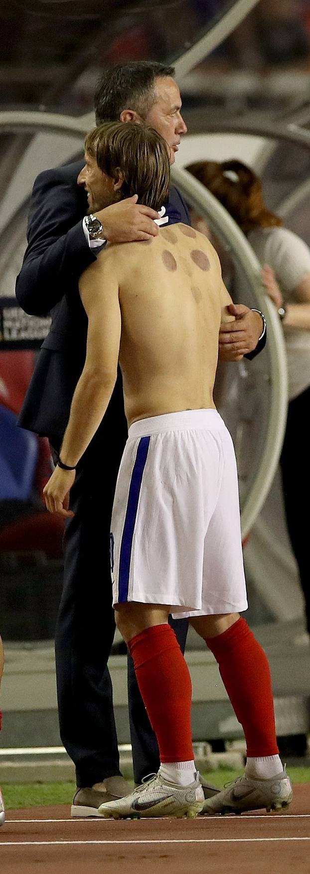 Hrvatski reprezentativci zahvalili su se navijačima na tribini