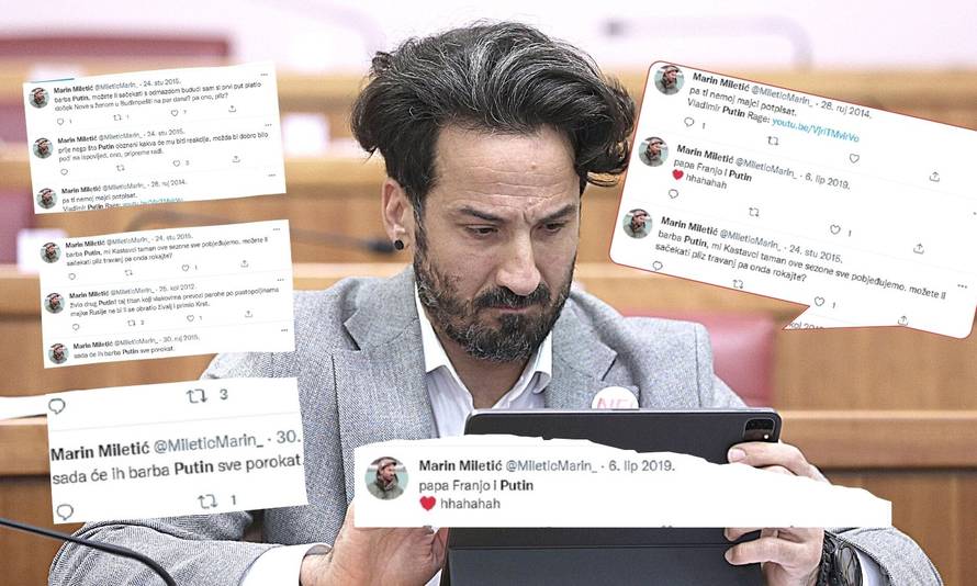 Mostov Miletić koji bi 'čistio' Hrvatsku ovako je pisao 2015.: 'Rokaj barba Putin, samo rokaj'