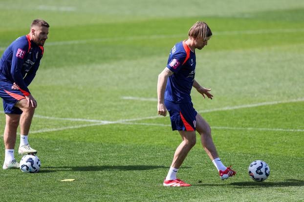 Split: Trening hrvatske nogometne reprezentacije