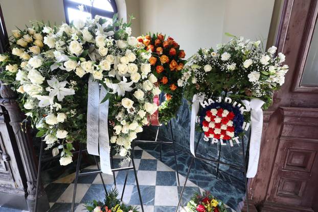 Zagreb: Odavanje počasti Miroslavu Ćiri Blaževiću na Mirogoju