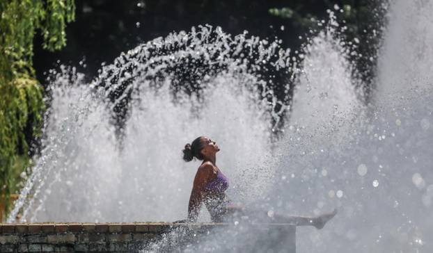 Fountains in Battersea Park